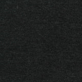 Dark Grey Heathered-Marl Jersey Knit, Cotton-Poly
