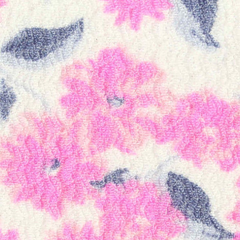 Pink Flowers Crepe