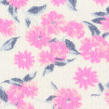 Pink Flowers Crepe