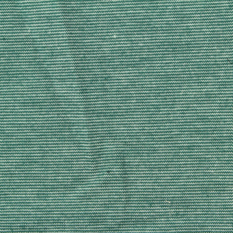 Green Horizontal-Stripe Jersey Knit, Cotton-Poly, 180 gsm