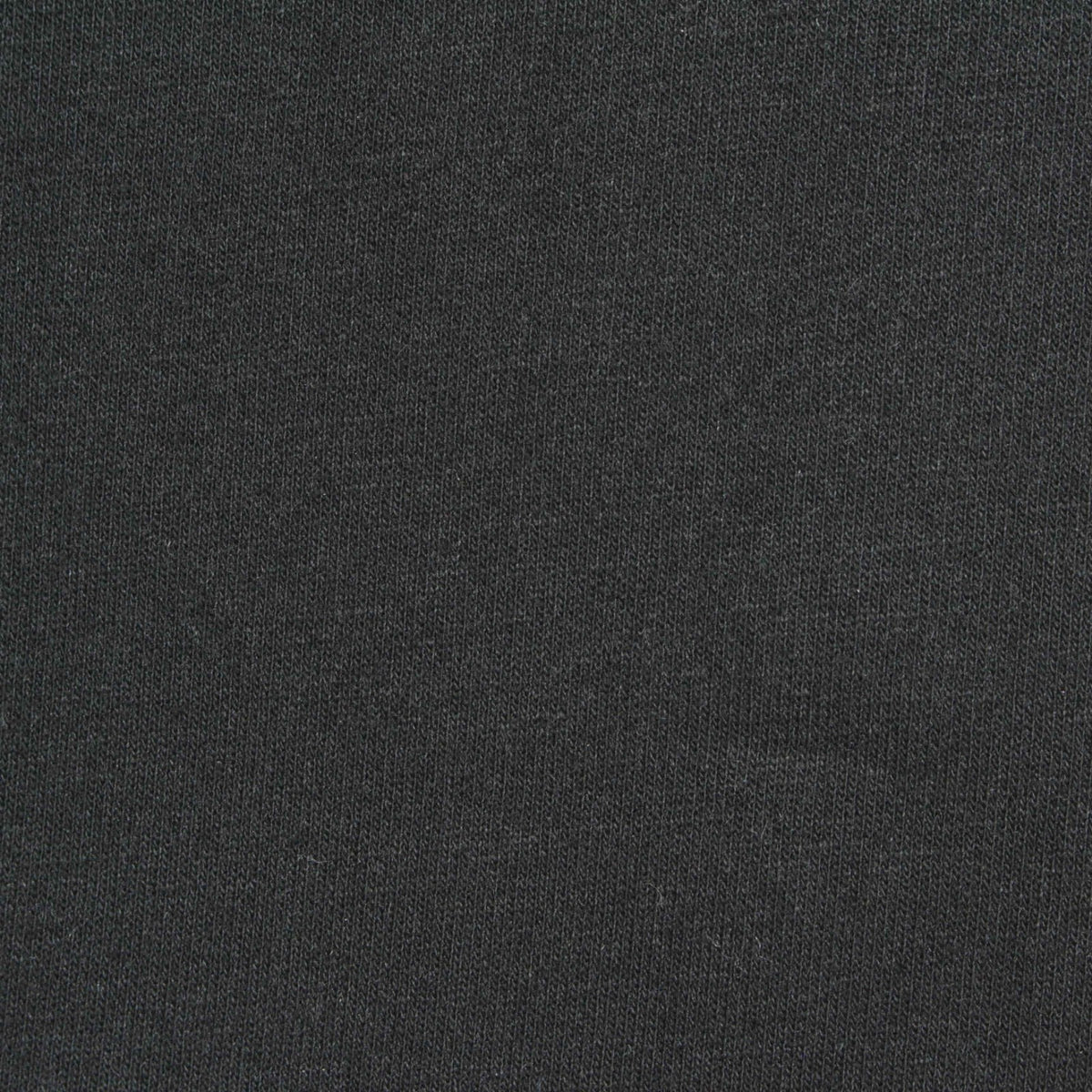 Polyester Viscose Stretch French Terry Fabric, 170 gsm — Black