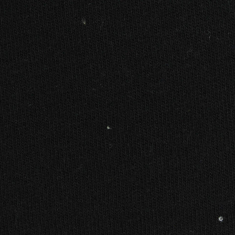 Cotton Polyester Stretch Jersey Knit Fabric, 215 gsm — Black
