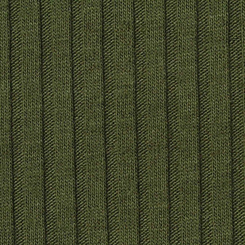 Rib Knit Fabric, 150 gsm, 135 cm — Green