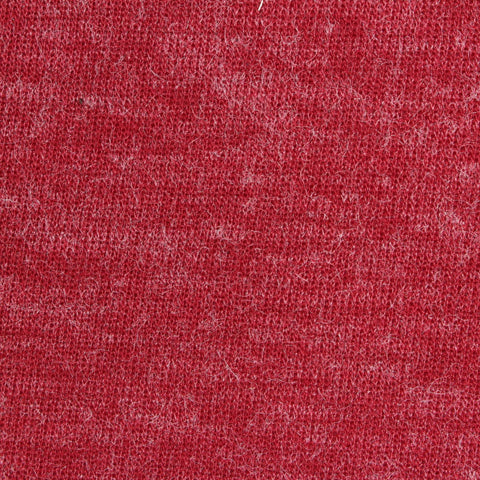 Red Heathered-Marl Knit, Poly-Viscose, 226 gsm