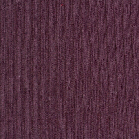 Rib Knit Fabric, 136 gsm, 135 cm — Purple