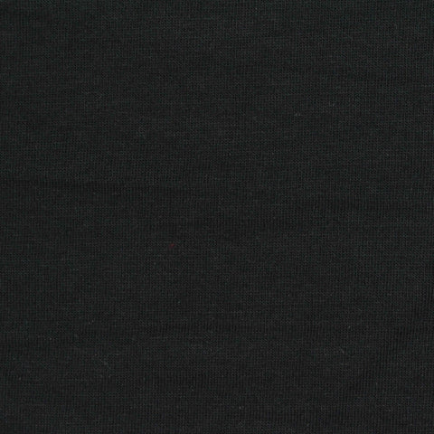 Cotton Polyester Jersey Knit Fabric, 200 gsm, 170 cm — Black