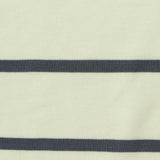 Dark Grey Horizontal-Stripe Jersey Knit, Modal