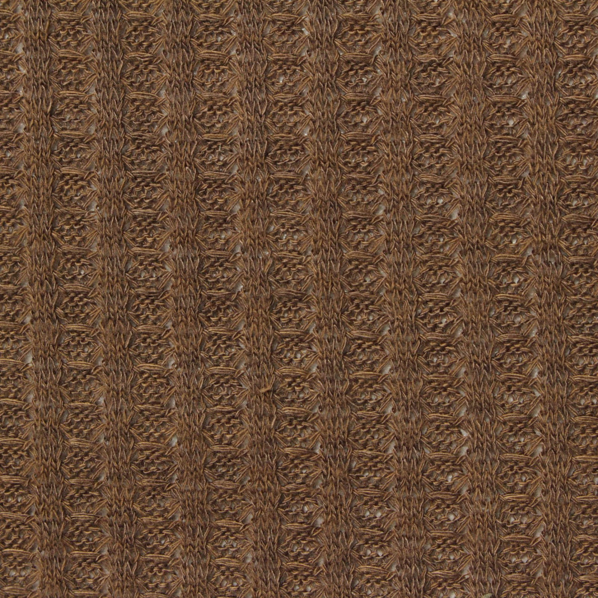 Polyester Viscose Stretch Waffle Knit Fabric, 170 gsm, 155 cm — Brown