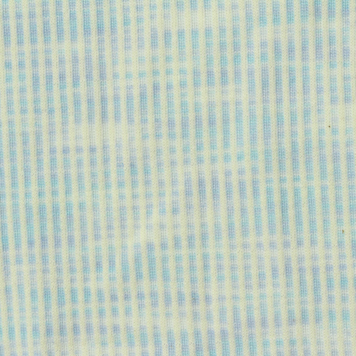 Light Blue Stripe Interlock Knit