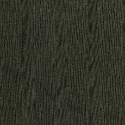 Polyester Viscose Rib Knit Fabric, 190 gsm, 180 cm — Green