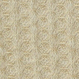 Cream Tone-on-Tone Waffle Knit, Poly-Viscose — texture