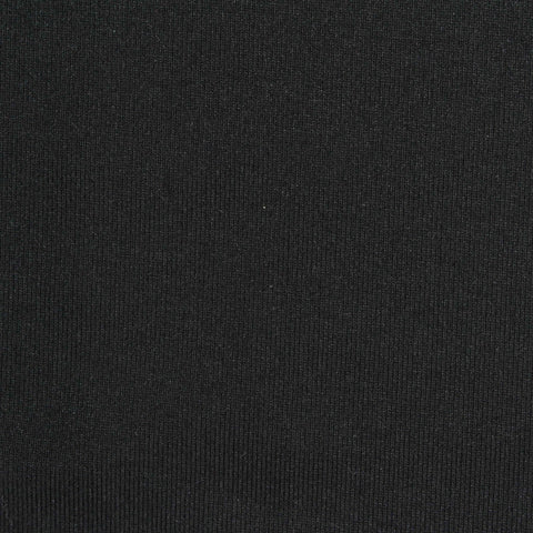 Polyester Stretch Jersey Knit Fabric, 240 gsm, 165 cm — Black