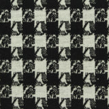 Black Houndstooth Knit, Poly-Viscose