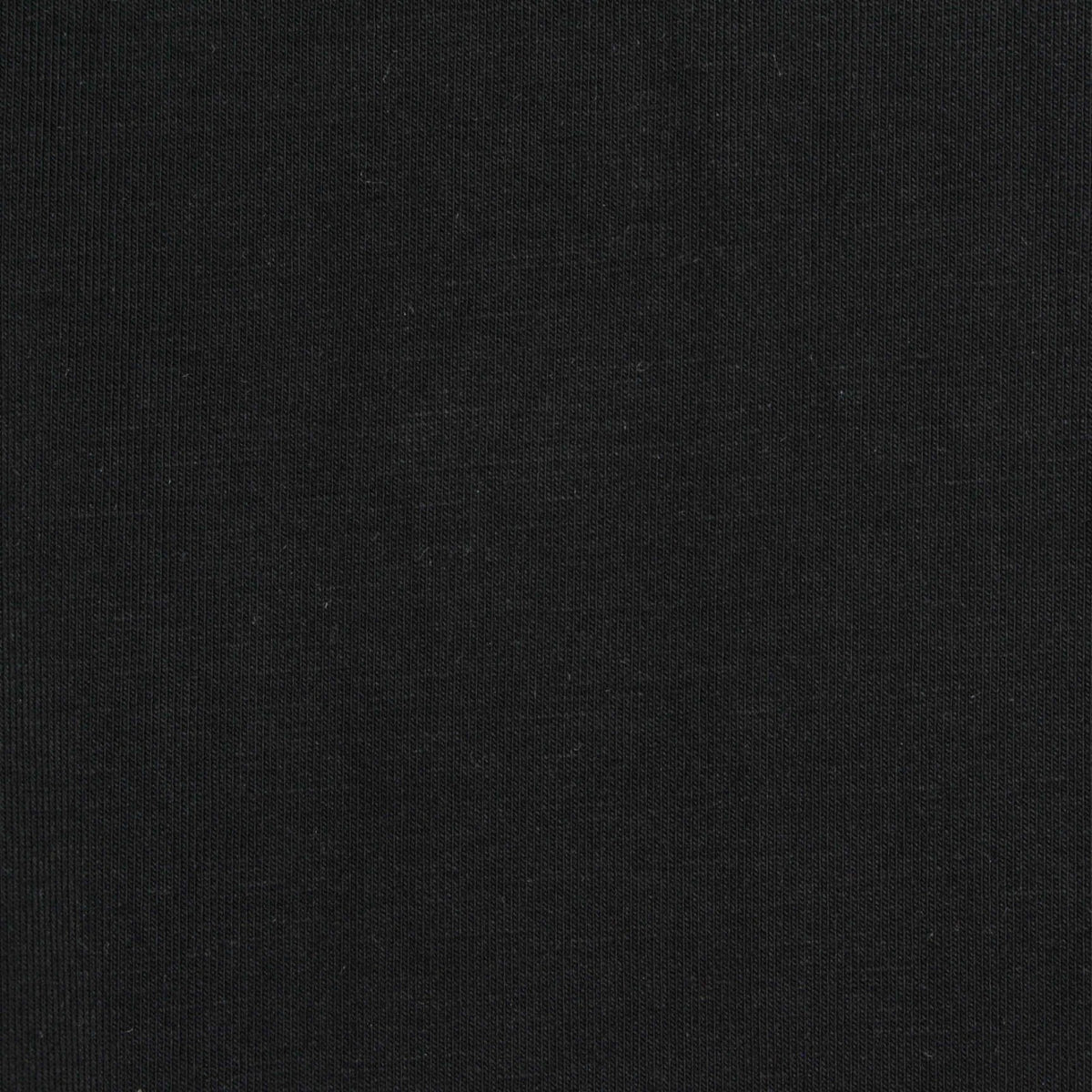 Black Jersey Knit, Bamboo-Poly