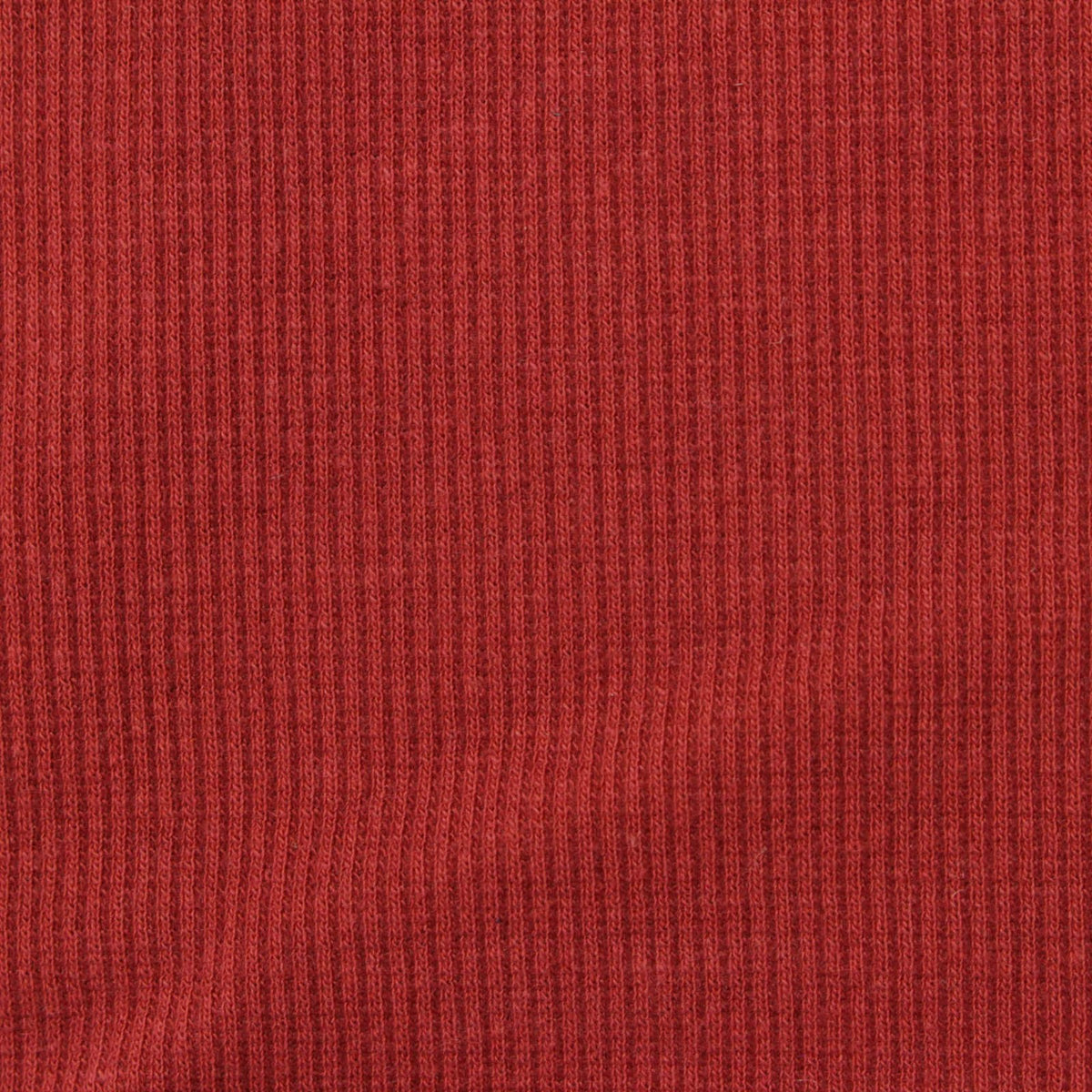 Cotton Stretch Rib Knit Fabric, 260 gsm, 115 cm — Red