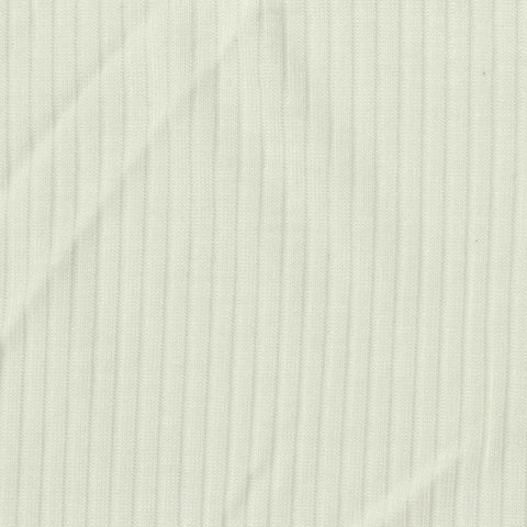 Tencel Lyocell Stretch Rib Knit Fabric, 200 gsm, 145 cm — Beige