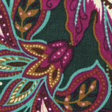 Magenta Floral Knit, Tencel Lyocell — texture