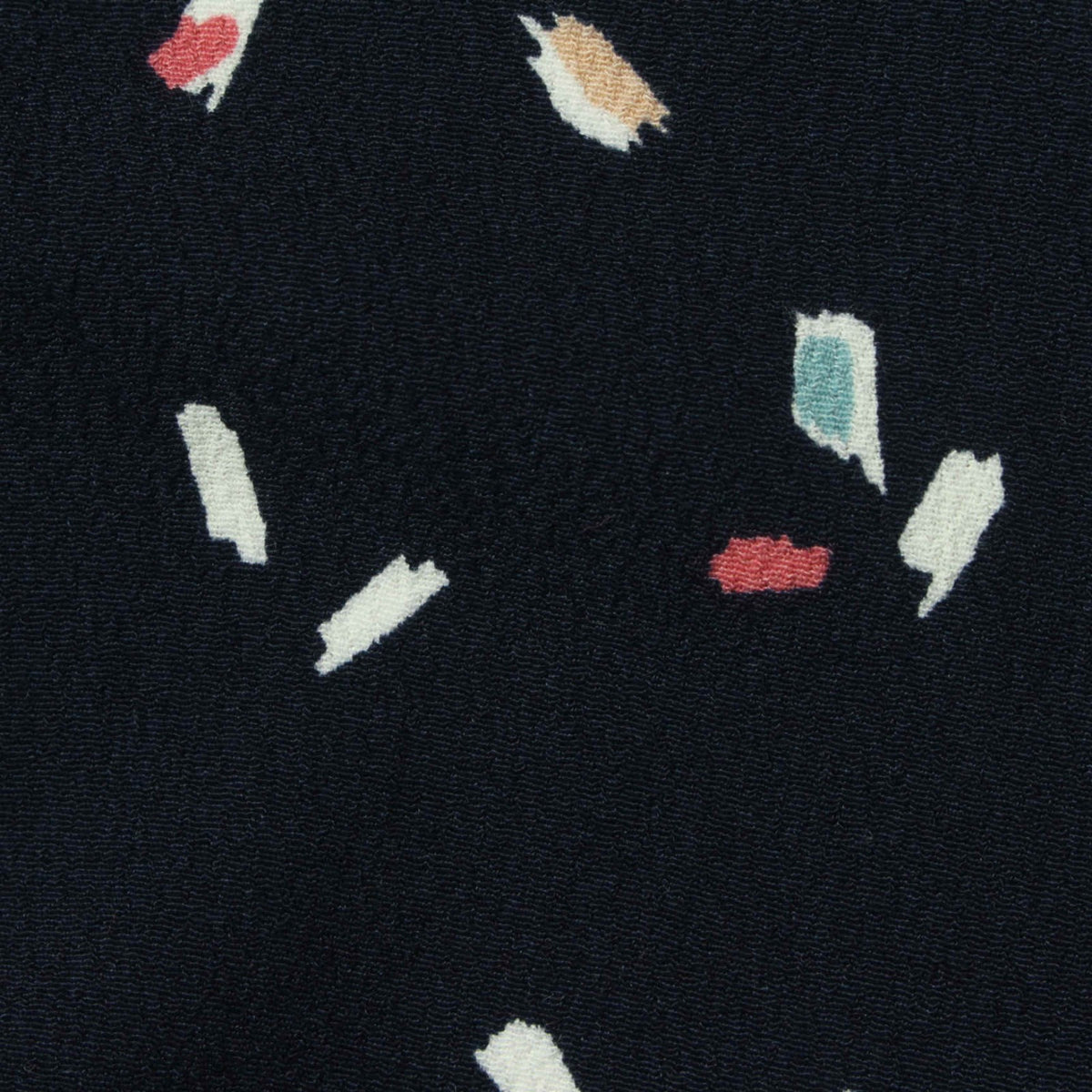 Cream Abstract-Brushstroke Woven, Viscose