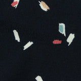 Cream Abstract-Brushstroke Woven, Viscose
