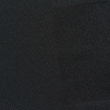 Polyester Stretch French Terry Fabric, 208 gsm, 155 cm — Black