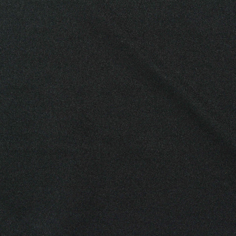 Polyester Stretch Milk Silk Knit Fabric, 180 gsm, 152 cm — Black