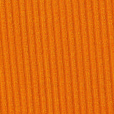 Viscose Stretch Rib Knit Fabric, 400 gsm, 135 cm — Orange — texture