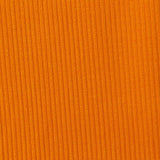 Viscose Stretch Rib Knit Fabric, 400 gsm, 135 cm — Orange