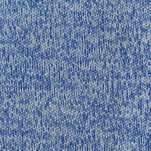 Blue Marl Jersey Knit, Polyester, 150 gsm, 155 cm