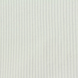 Cotton Polyester Stretch Rib Knit Fabric, 200 gsm, 110 cm — White