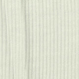 Viscose Stretch Rib Knit Fabric, 175 gsm, 140 cm — White — texture