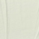 Viscose Stretch Rib Knit Fabric, 175 gsm, 140 cm — White