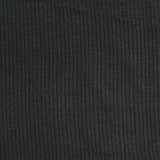 Viscose Stretch Rib Knit Fabric, 202 gsm, 140 cm — Grey
