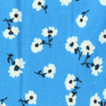 Printed Polyester Stretch Milk Silk Knit Fabric, 170 gsm, 160 cm — Blue