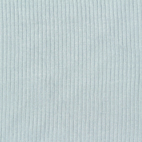 Viscose Stretch Rib Knit Fabric, 240 gsm, 130 cm — Blue