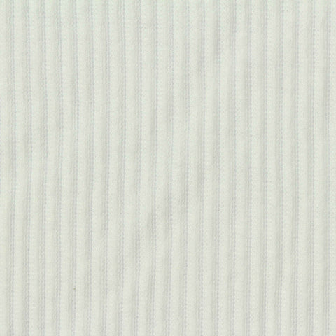 Rib Knit Fabric, 236 gsm, 120 cm — White
