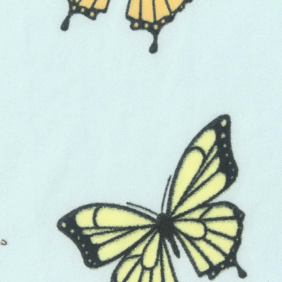 Yellow Butterfly Milk Silk Knit, Polyester