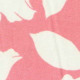 White Flowers Milk Silk Knit, Polyester — texture