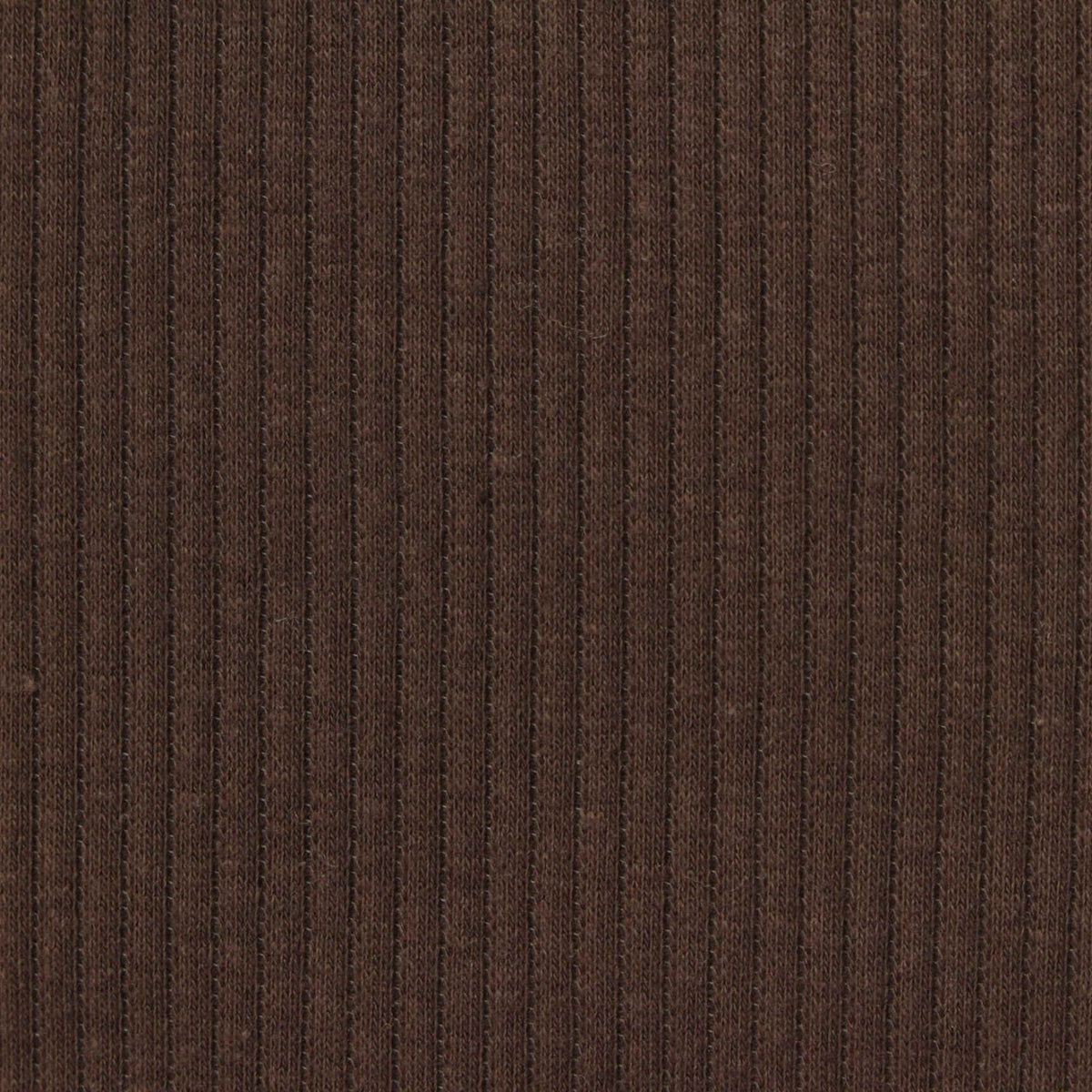 Rib Knit Fabric, 250 gsm, 120 cm — Brown