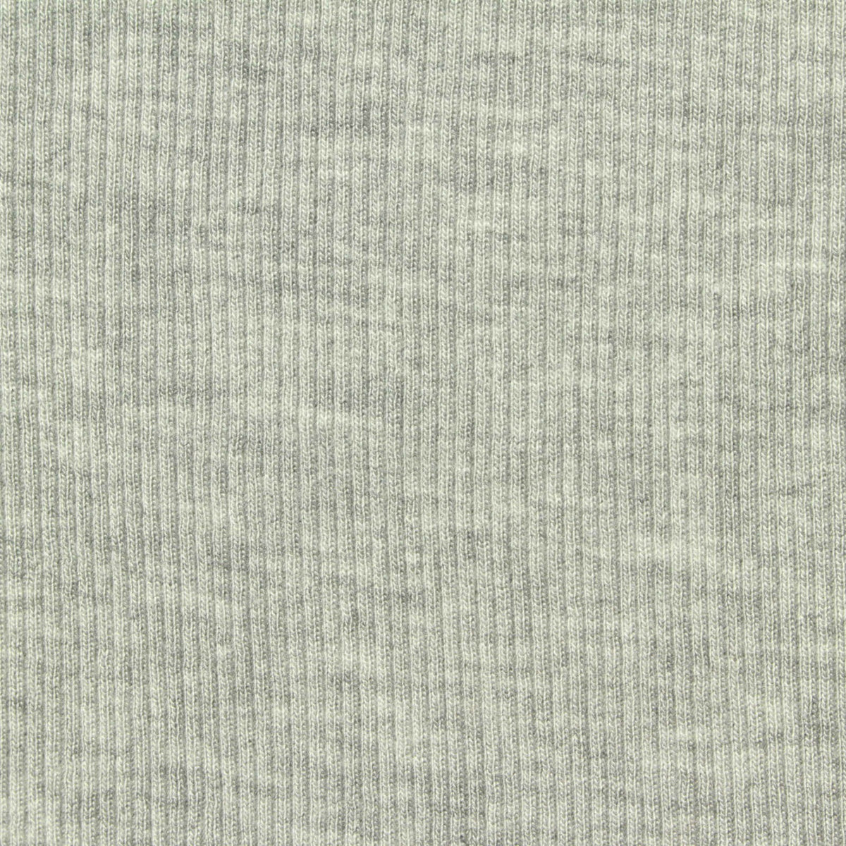 Light Grey Marl Rib Knit, Viscose, 265 gsm