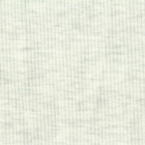 Light Grey Marl Rib Knit, Polyester, 322 gsm
