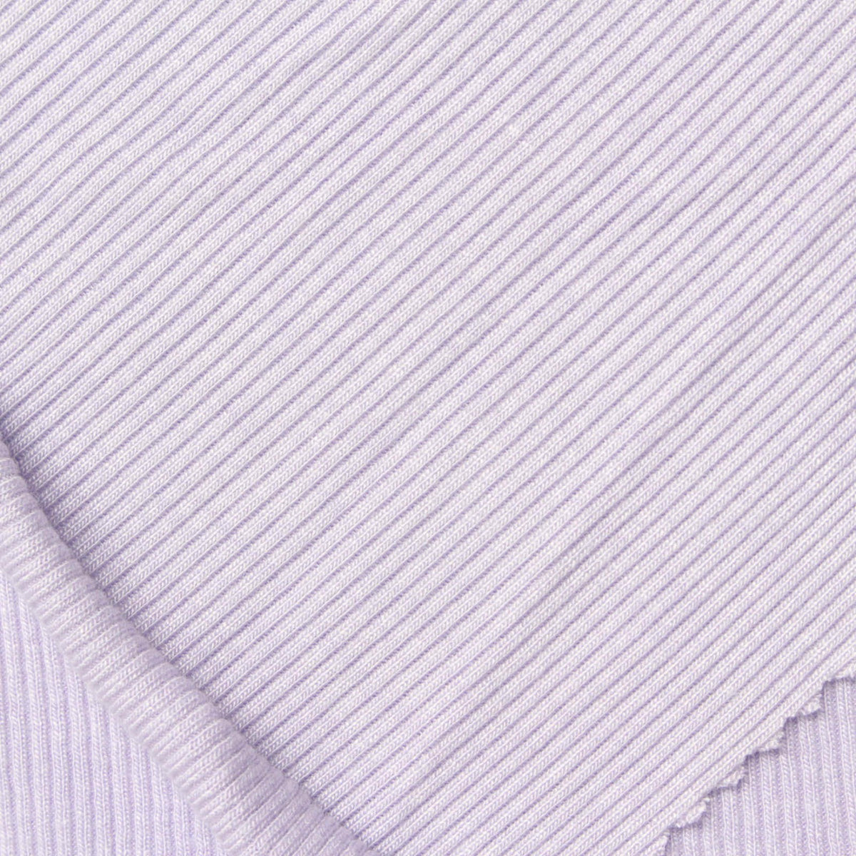 Viscose Stretch Rib Knit Fabric, 255 gsm, 130 cm — Purple