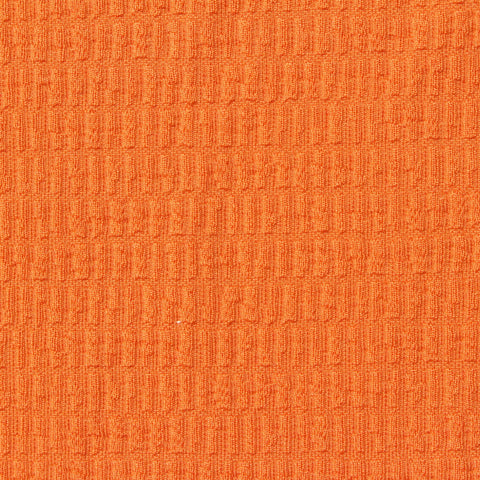 Jacquard Polyester Stretch Knit Fabric, 290 gsm, 160 cm — Orange, ref EF-247912