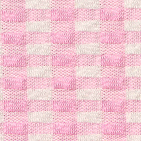 Pink Check Jacquard, Poly-Nylon