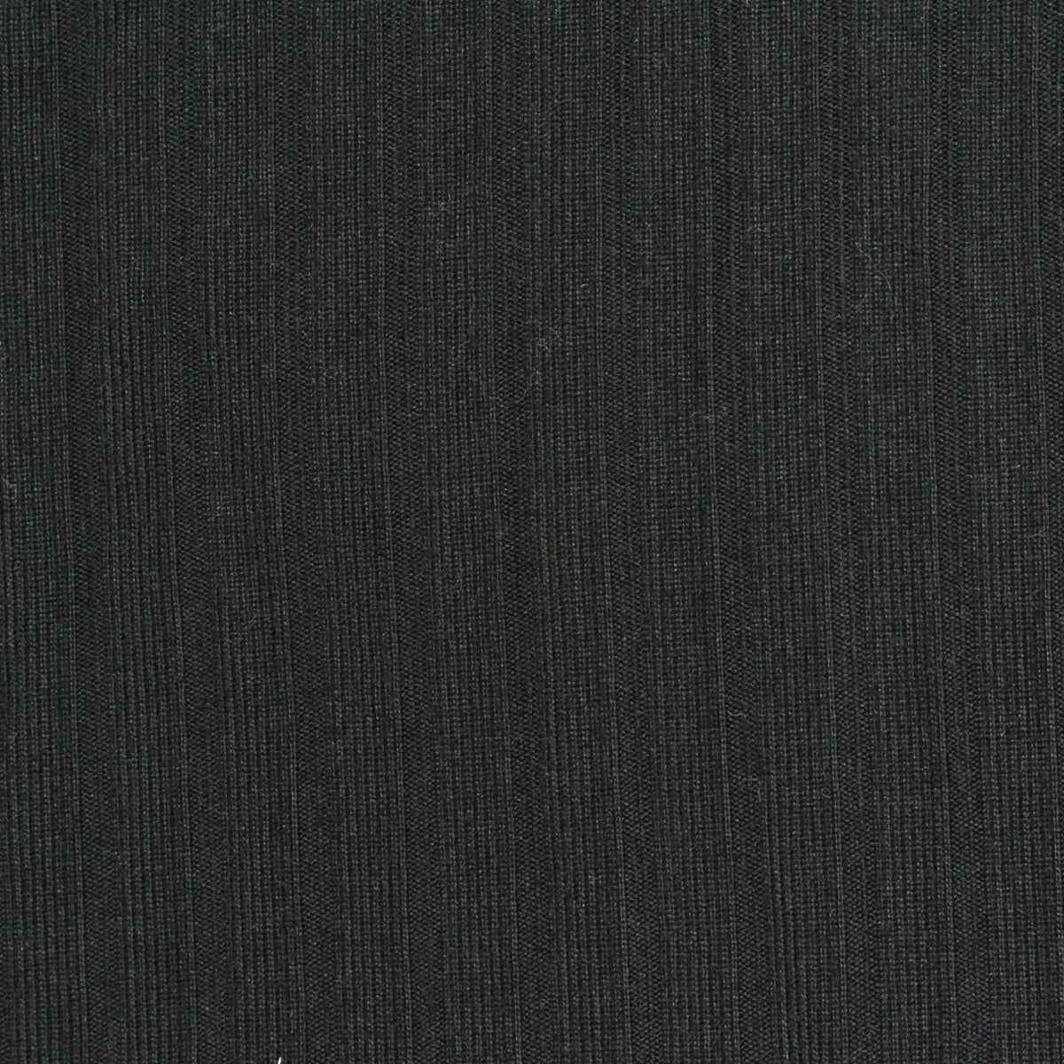 Brushed Polyester Stretch Milk Silk Knit Fabric, 185 gsm, 150 cm — Black