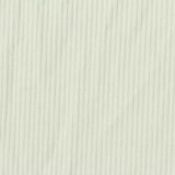 Polyester Stretch Rib Knit Fabric, 270 gsm, 140 cm — White