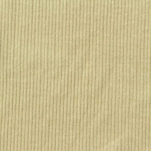 Viscose Stretch Rib Knit Fabric, 225 gsm, 130 cm — Khaki