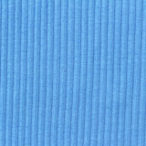 Rib Knit Fabric, 260 gsm, 110 cm — Blue