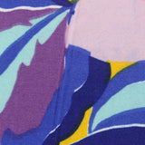 Purple Abstract Milk Silk Knit, Polyester
