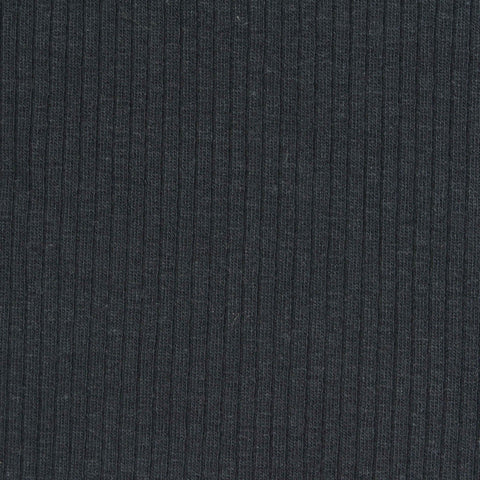 Rib Knit Fabric, 226 gsm, 110 cm — Navy