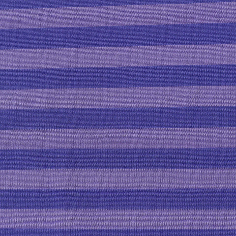 Purple Horizontal-Stripe Jersey Knit, Polyester, 170 gsm